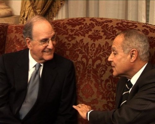 Georges Mitchell et Ahmed Aboul Geit.jpg