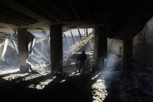 Ruines hôpital Al-Quds à Gaza -phosphore.jpg